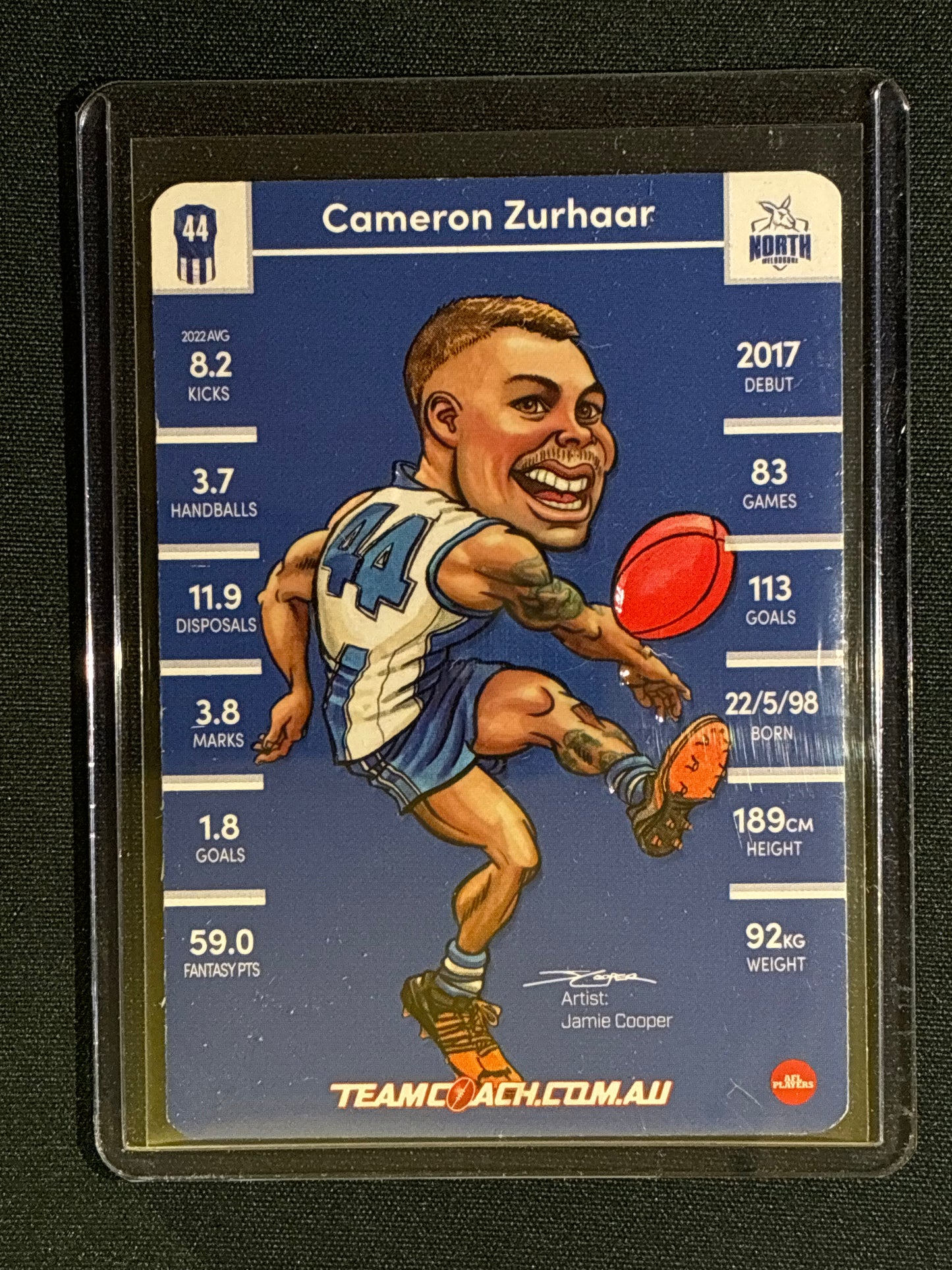 2023 Team Coach CAMERON ZURHAAR Magic Wildcard Teamcoach #12