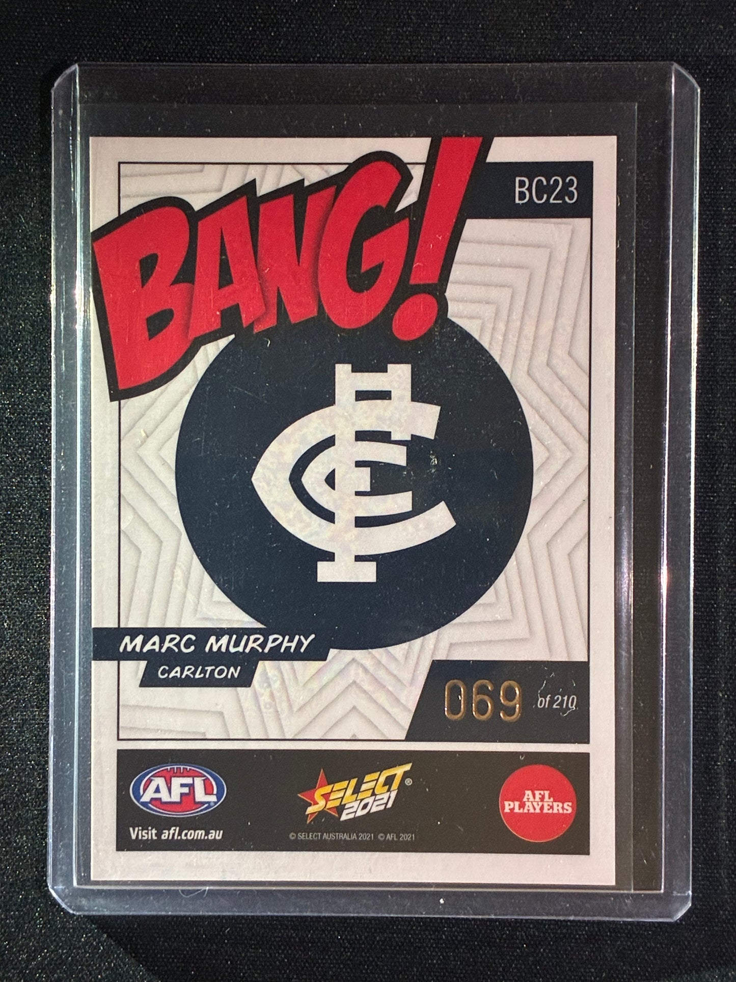 2021 Footy Stars MARC MURPHY Bang! Kaboom 69/210