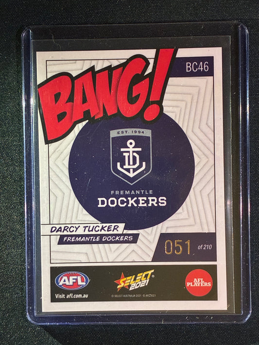 2021 Footy Stars DARCY TUCKER Bang! Kaboom 51/210