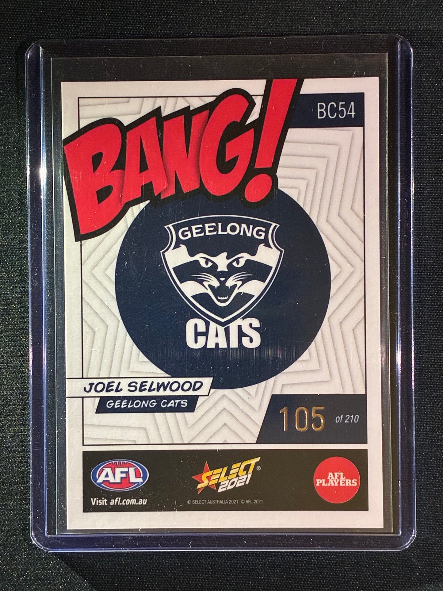 2021 Footy Stars JOEL SELWOOD Bang! Kaboom 105/210