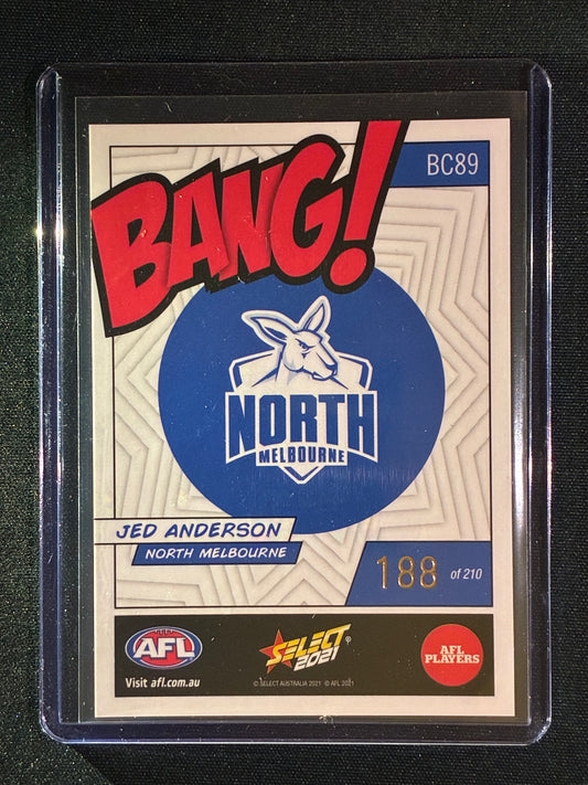2021 Footy Stars JED ANDERSON Bang! Kaboom 188/210