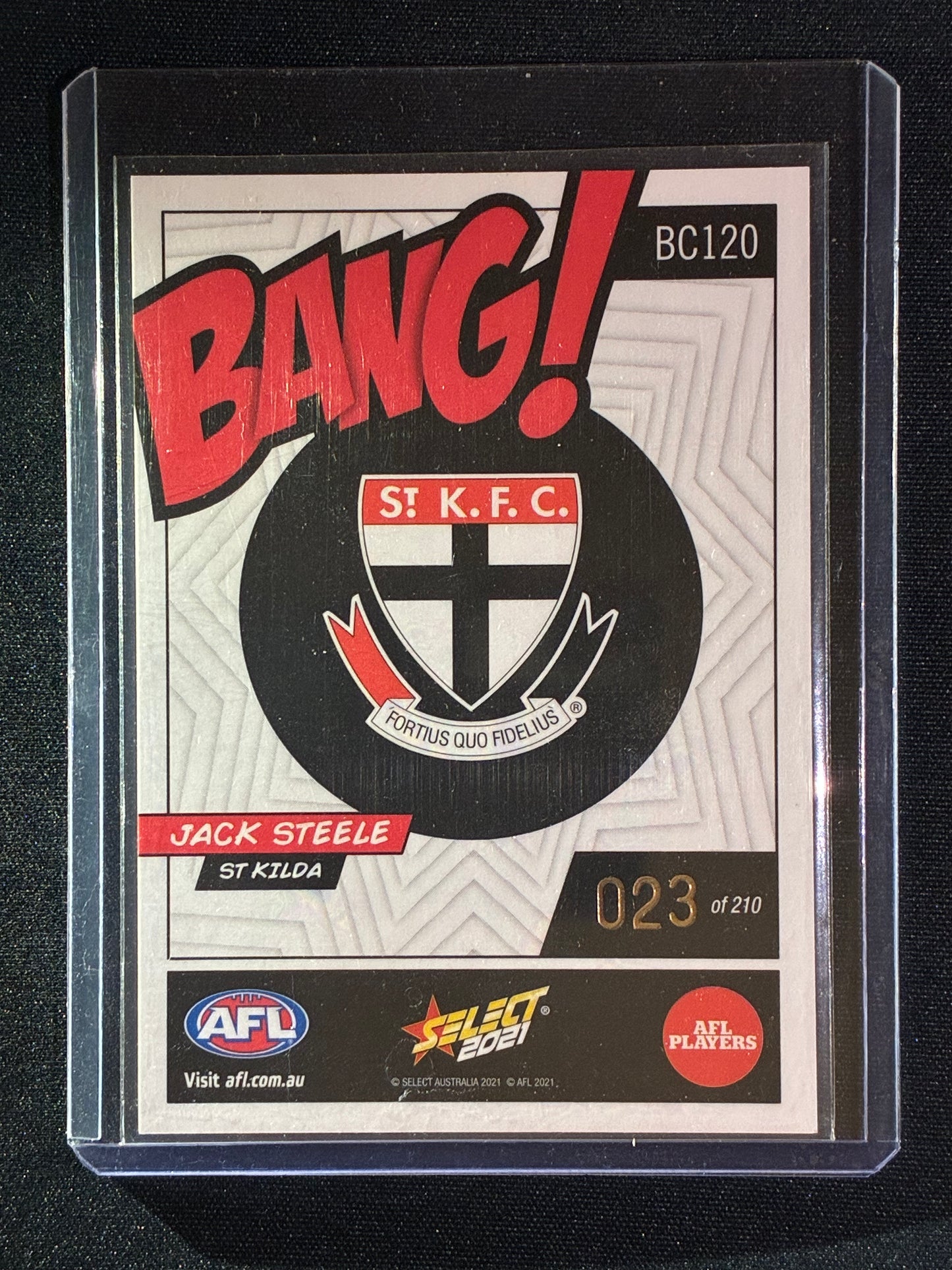 2021 Footy Stars JACK STEELE Bang! Kaboom 23/210
