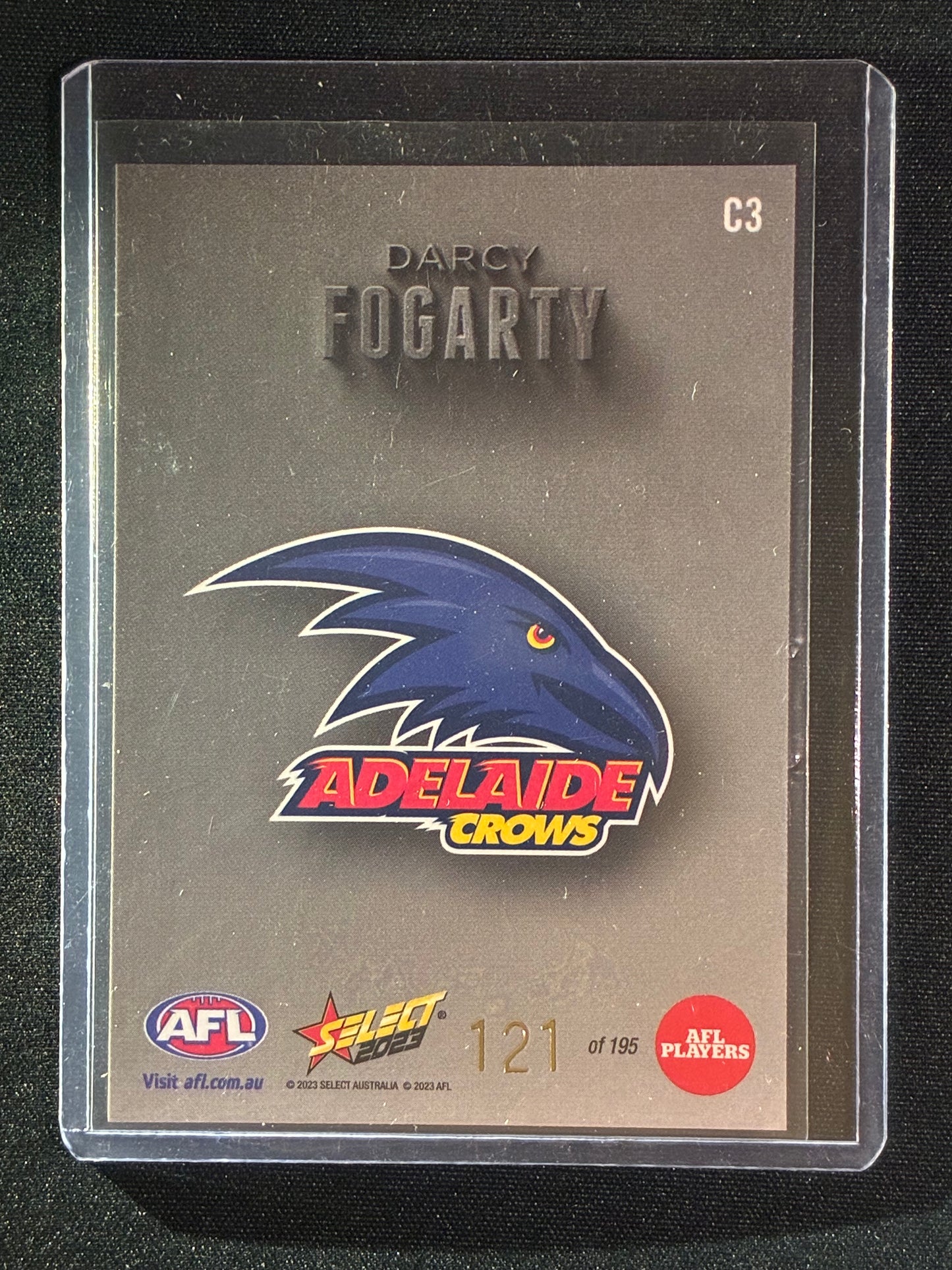2023 Footy Stars DARCY FOGARTY Carbonized Carbon 121/195