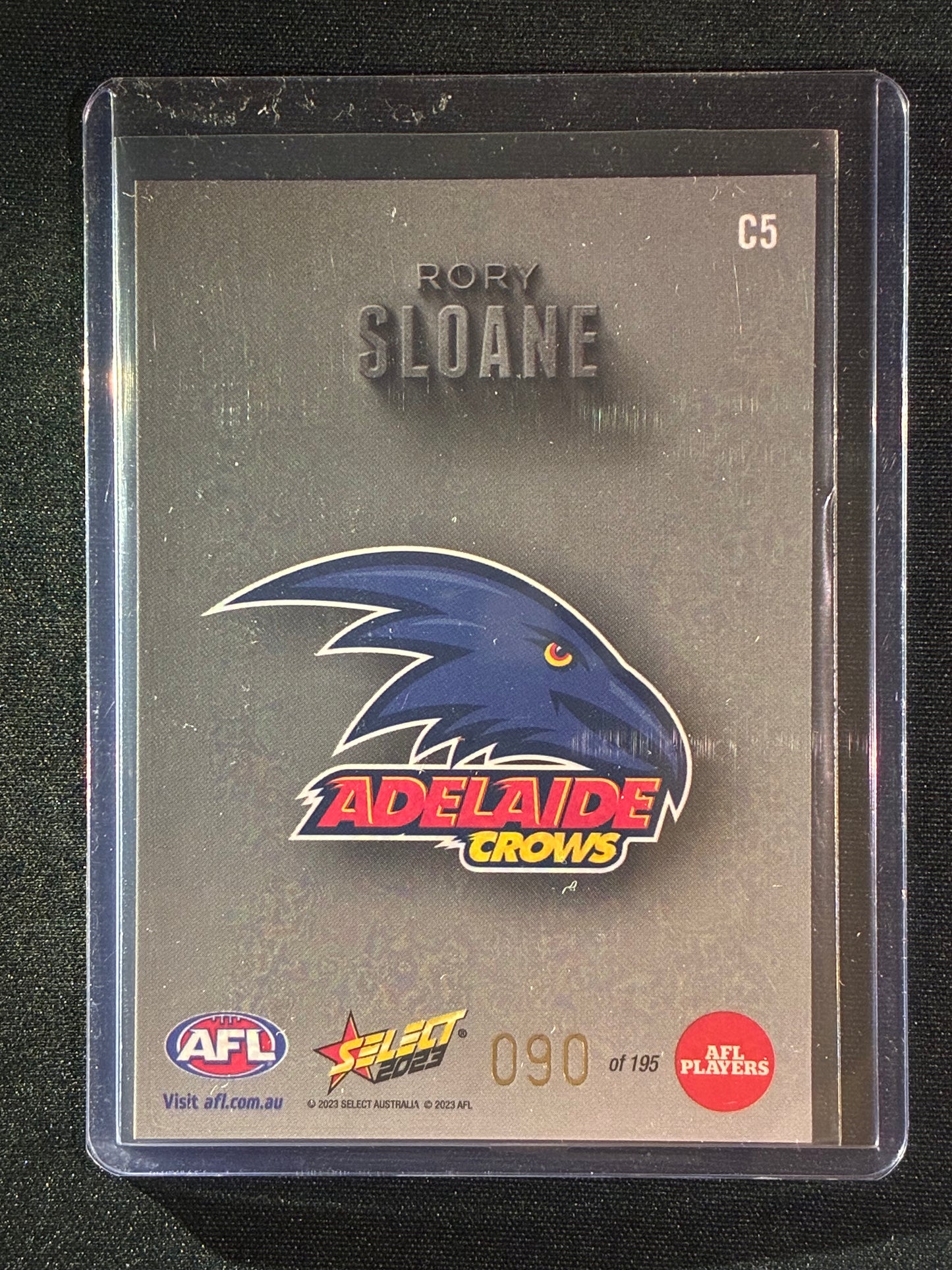 2023 Footy Stars RORY SLOANE Carbonized Carbon 90/195