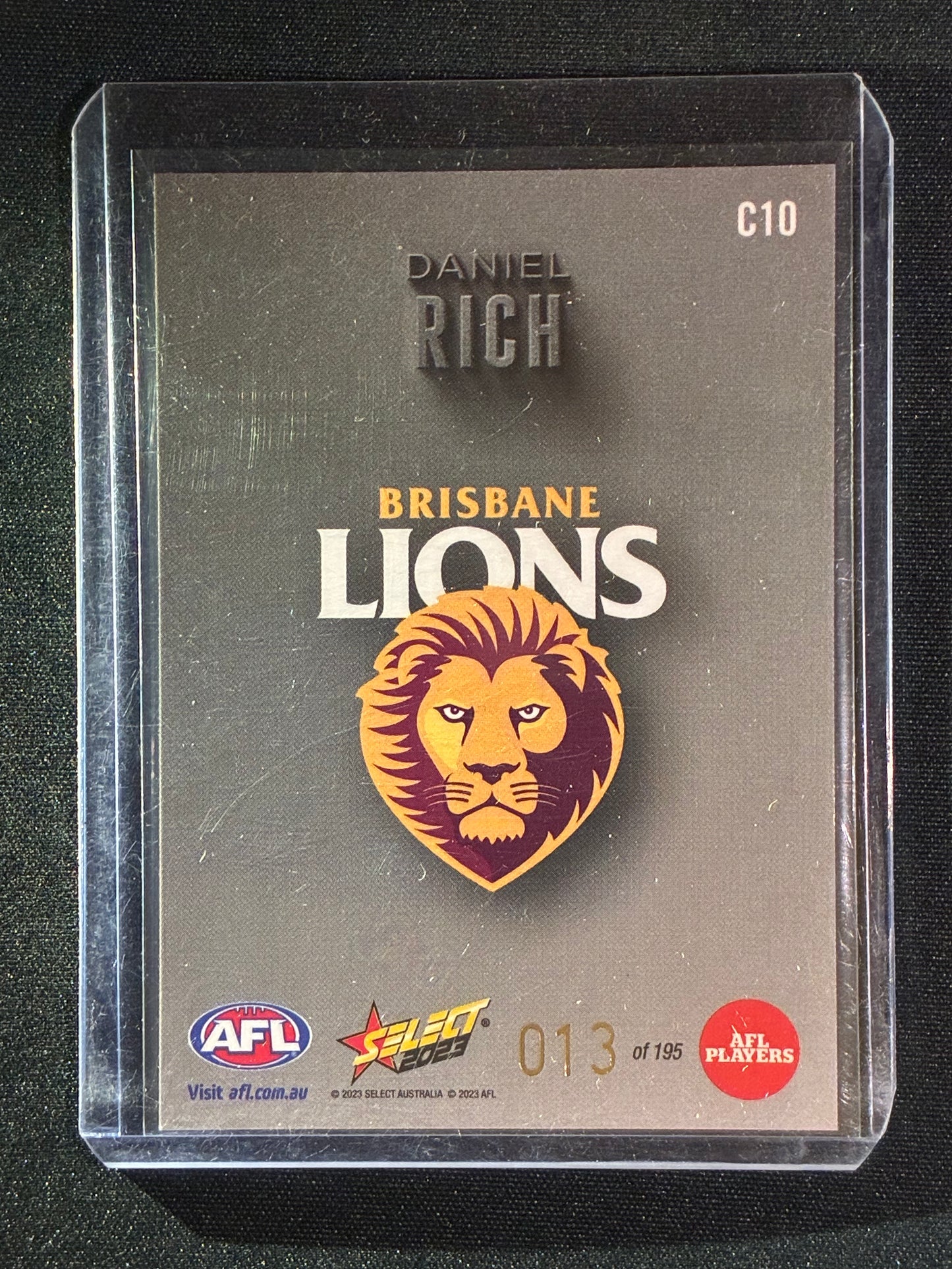 2023 Footy Stars DANIEL RICH Carbonized Carbon 13/195