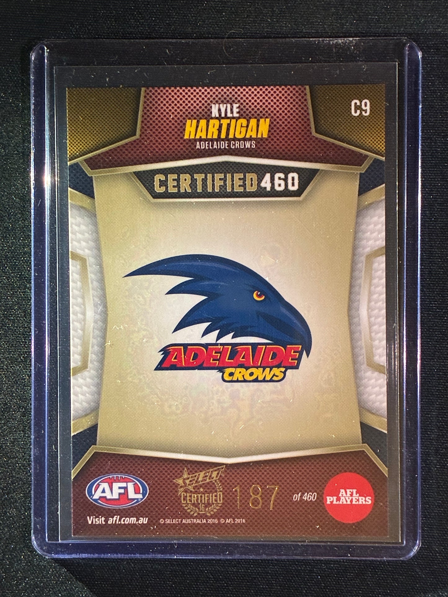 2016 Certified KYLE HARTIGAN Certified 460 187/460