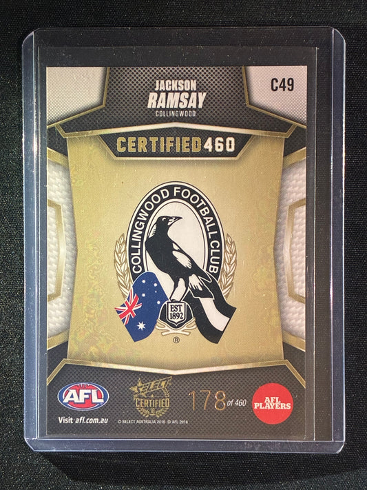 2016 Certified JACKSON RAMSAY Certified 460 178/460
