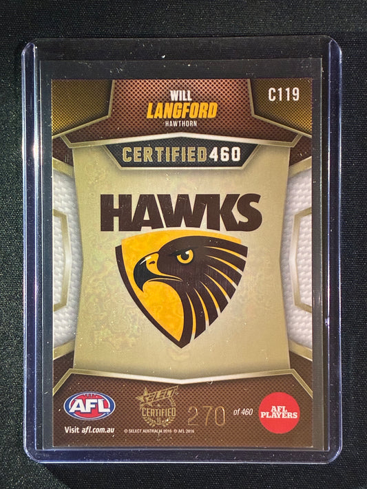 2016 Certified WILL LANGFORD Certified 460 270/460