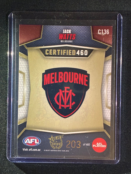 2016 Certified JACK WATTS Certified 460 203/460