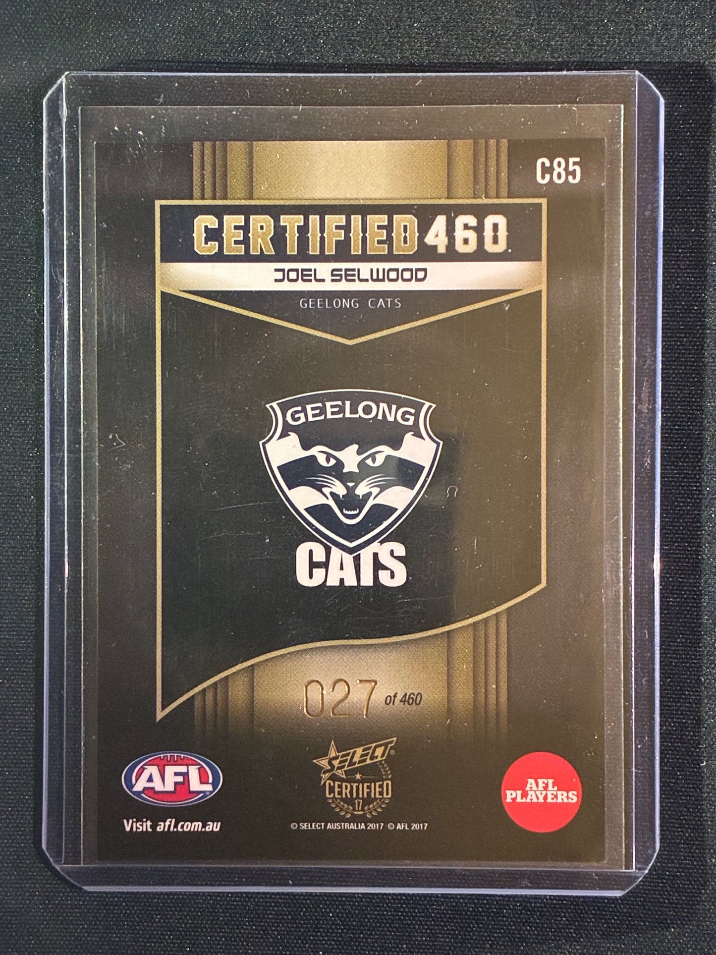 2017 Certified JOEL SELWOOD Certified 460 27/460