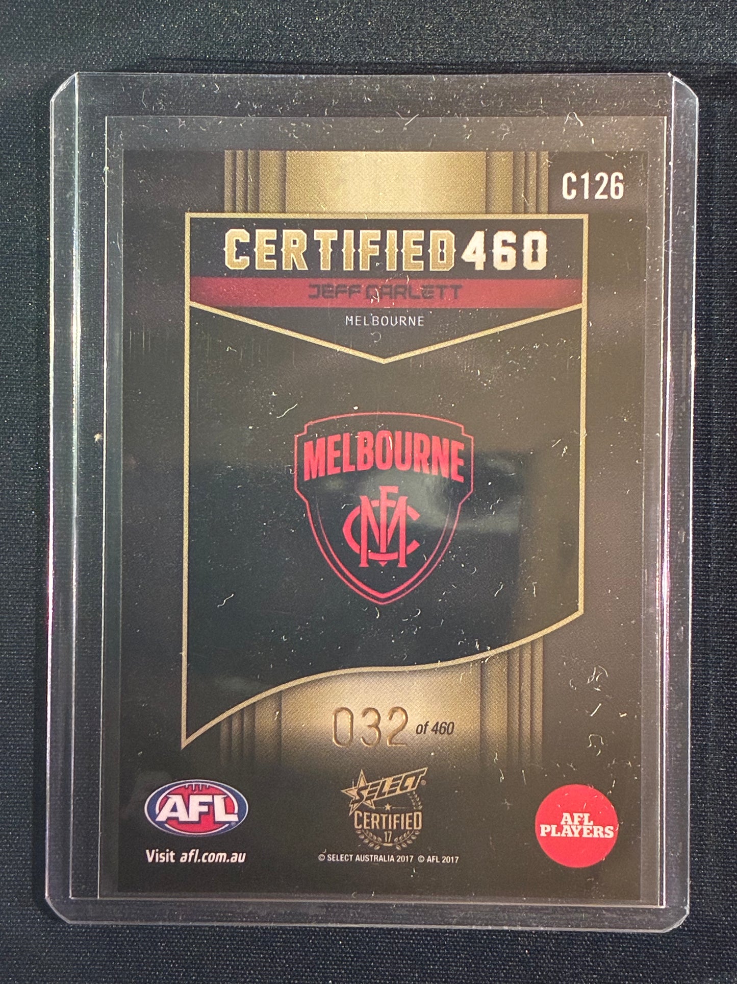 2017 Certified JEFF GARLETT Certified 460 32/460