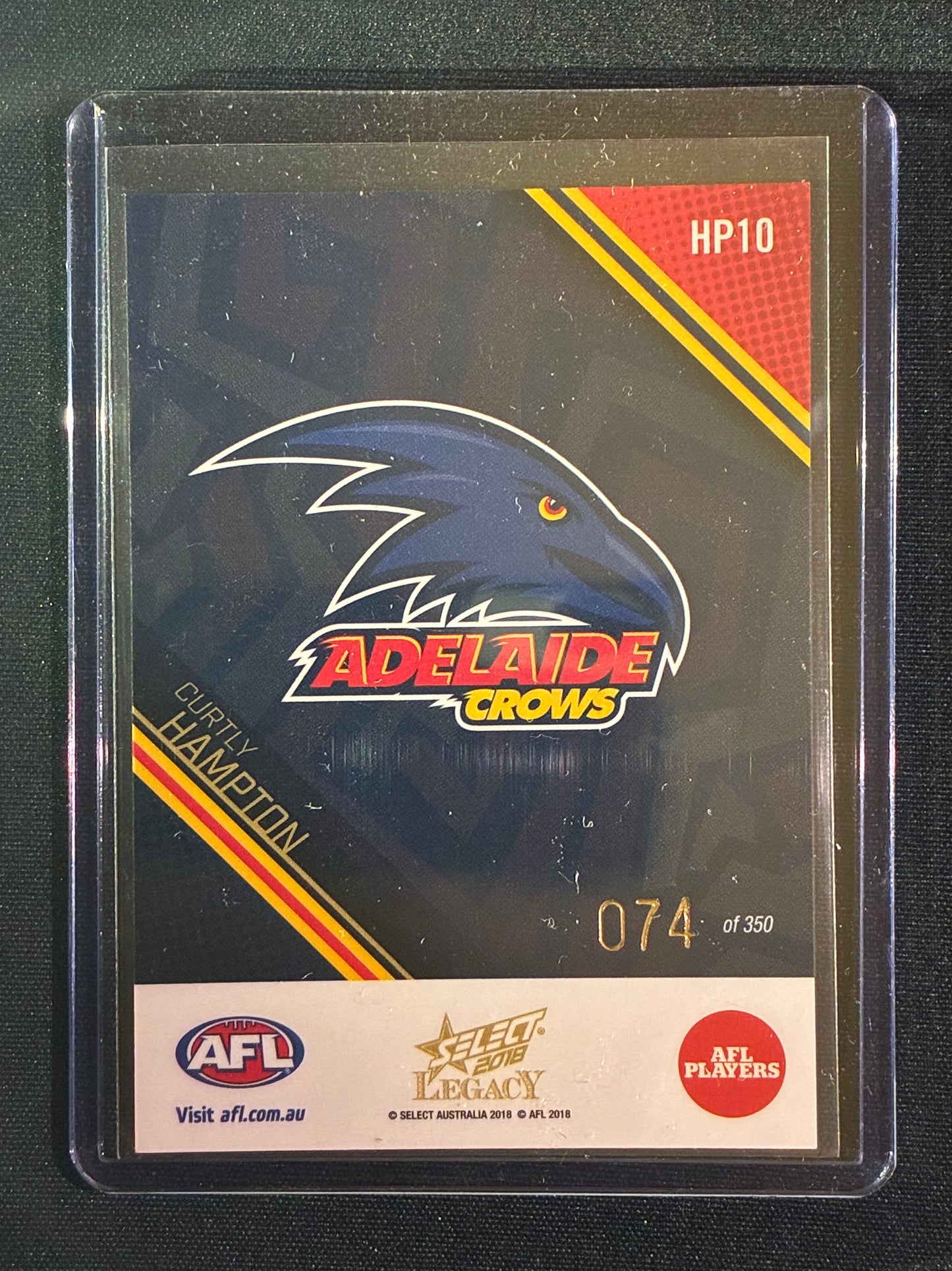 2018 Legacy CURTLY HAMPTON Holographic Parallel 74/350