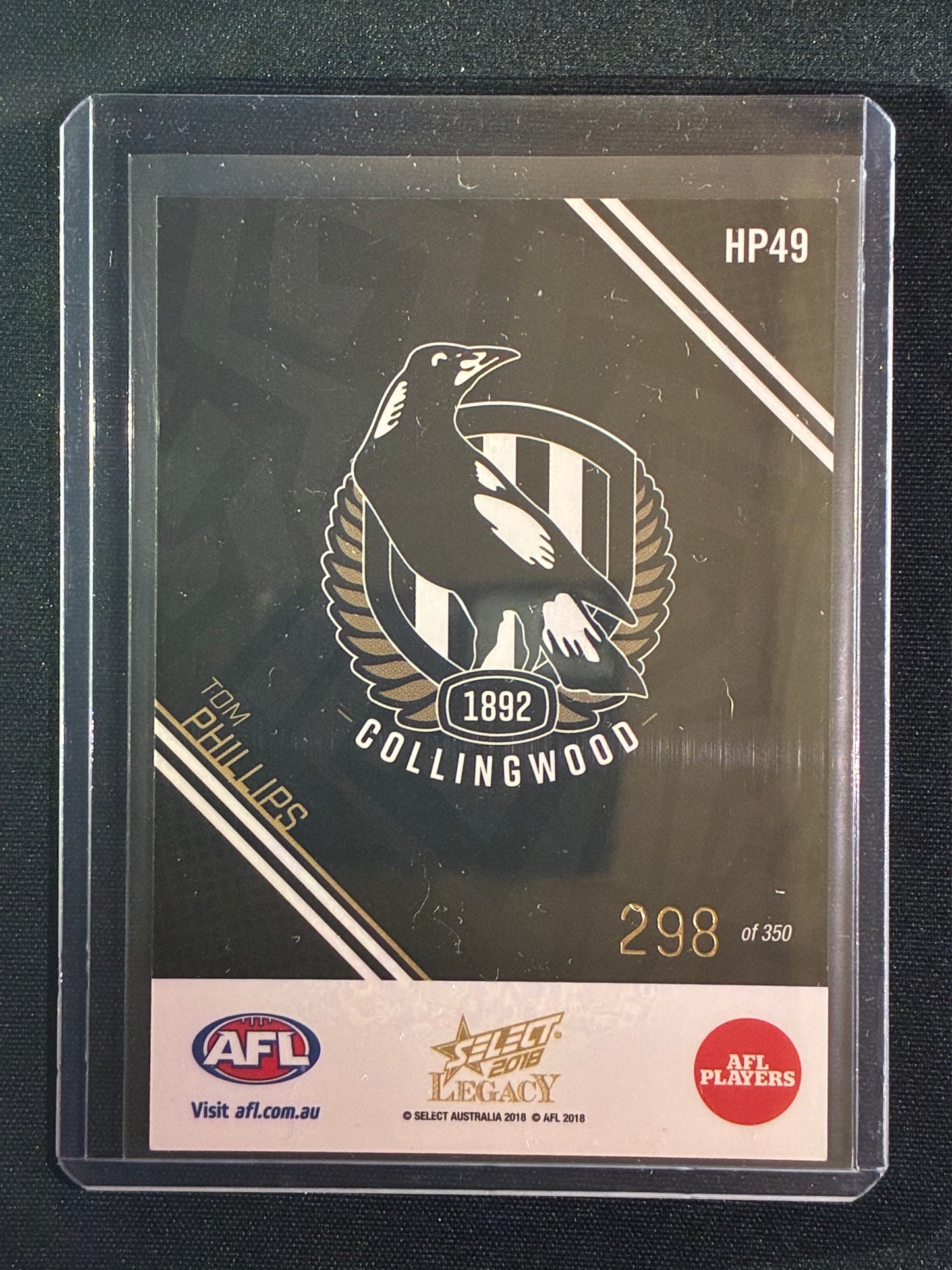 2018 Legacy TOM PHILLIPS Holographic Parallel 298/350