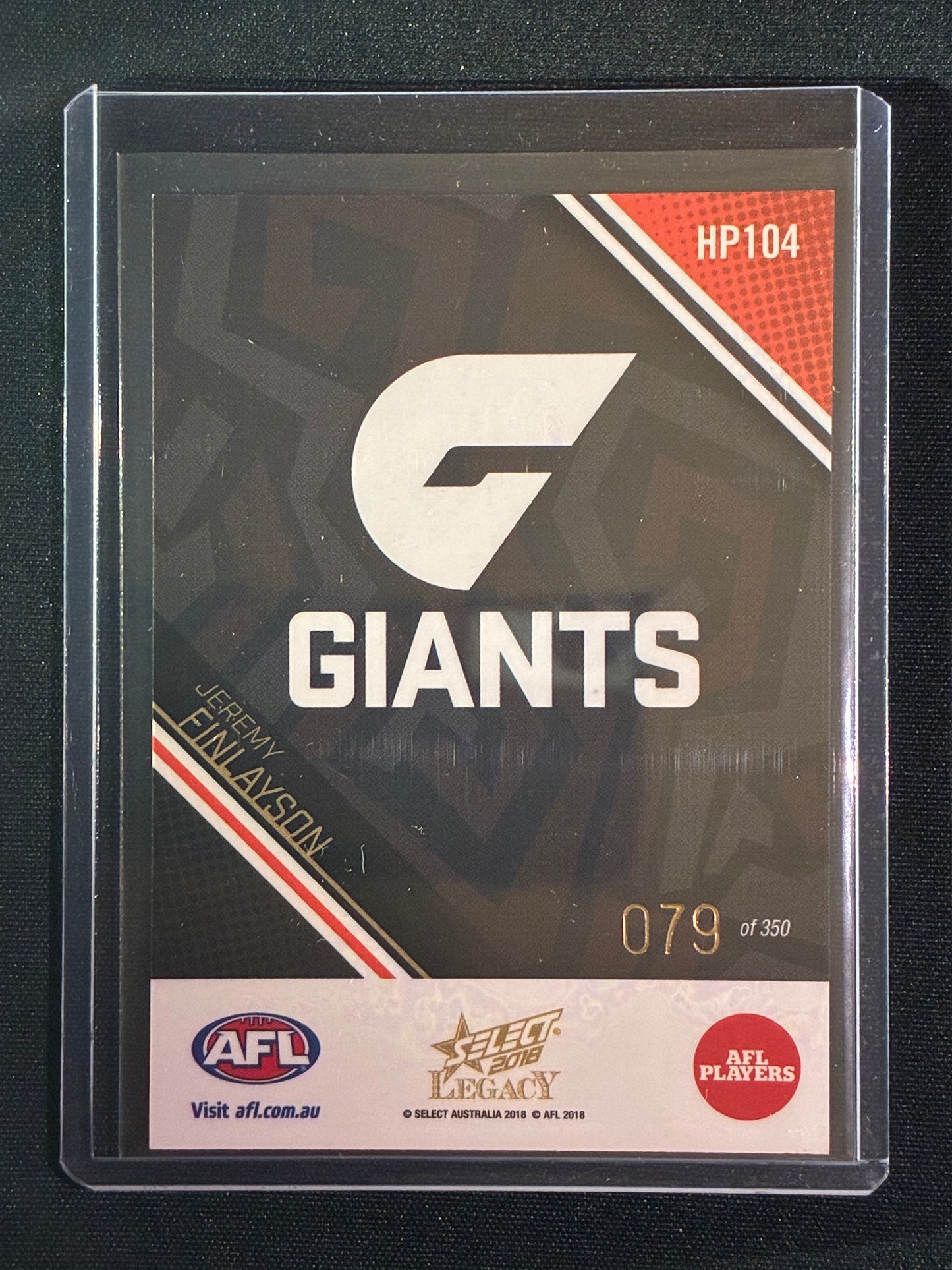 2018 Legacy JEREMY FINLAYSON Holographic Parallel 79/350