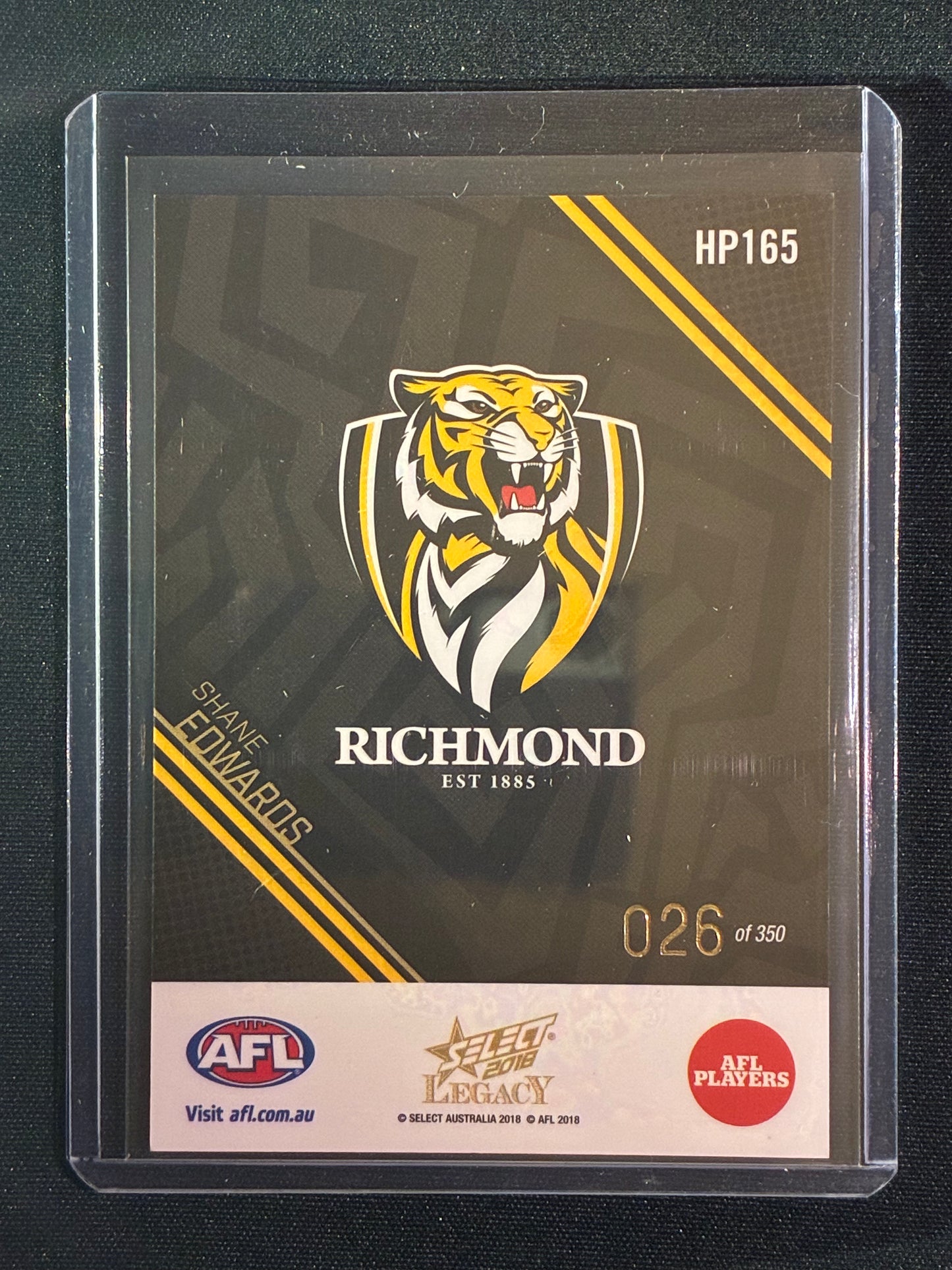 2018 Legacy SHANE EDWARDS Holographic Parallel 26/350