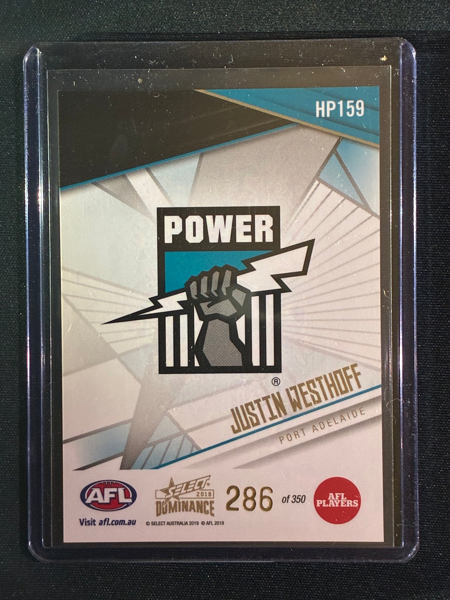 2019 Dominance JUSTIN WESTHOFF Holographic Parallel 286/350