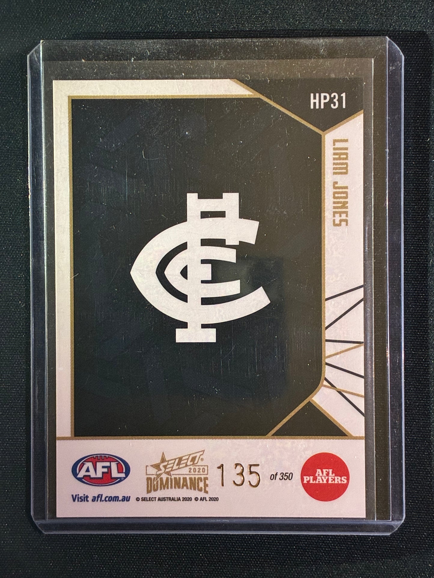 2020 Dominance LIAM JONES Holographic Parallel 135/350