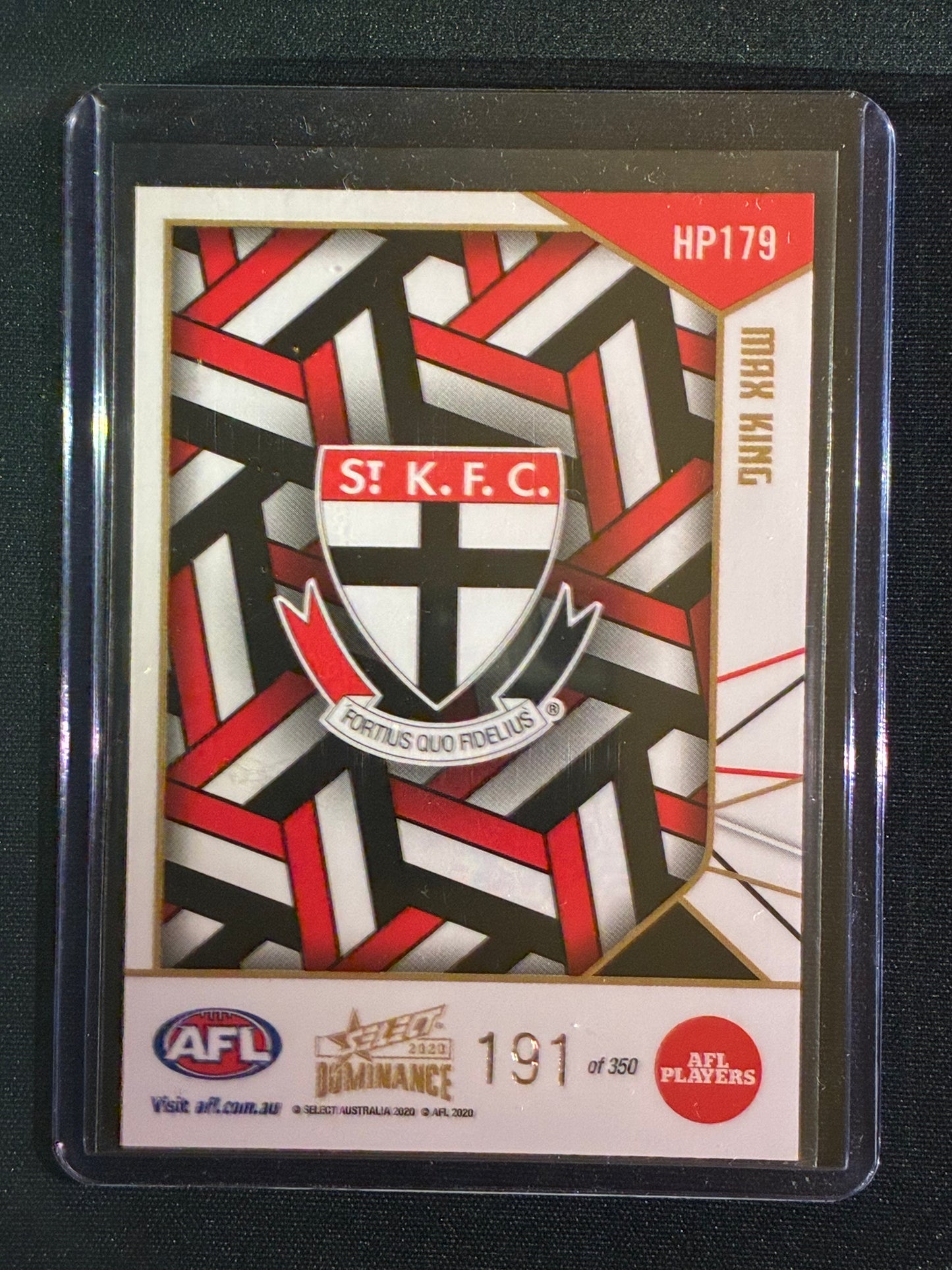 2020 Dominance MAX KING Holographic Parallel 191/350