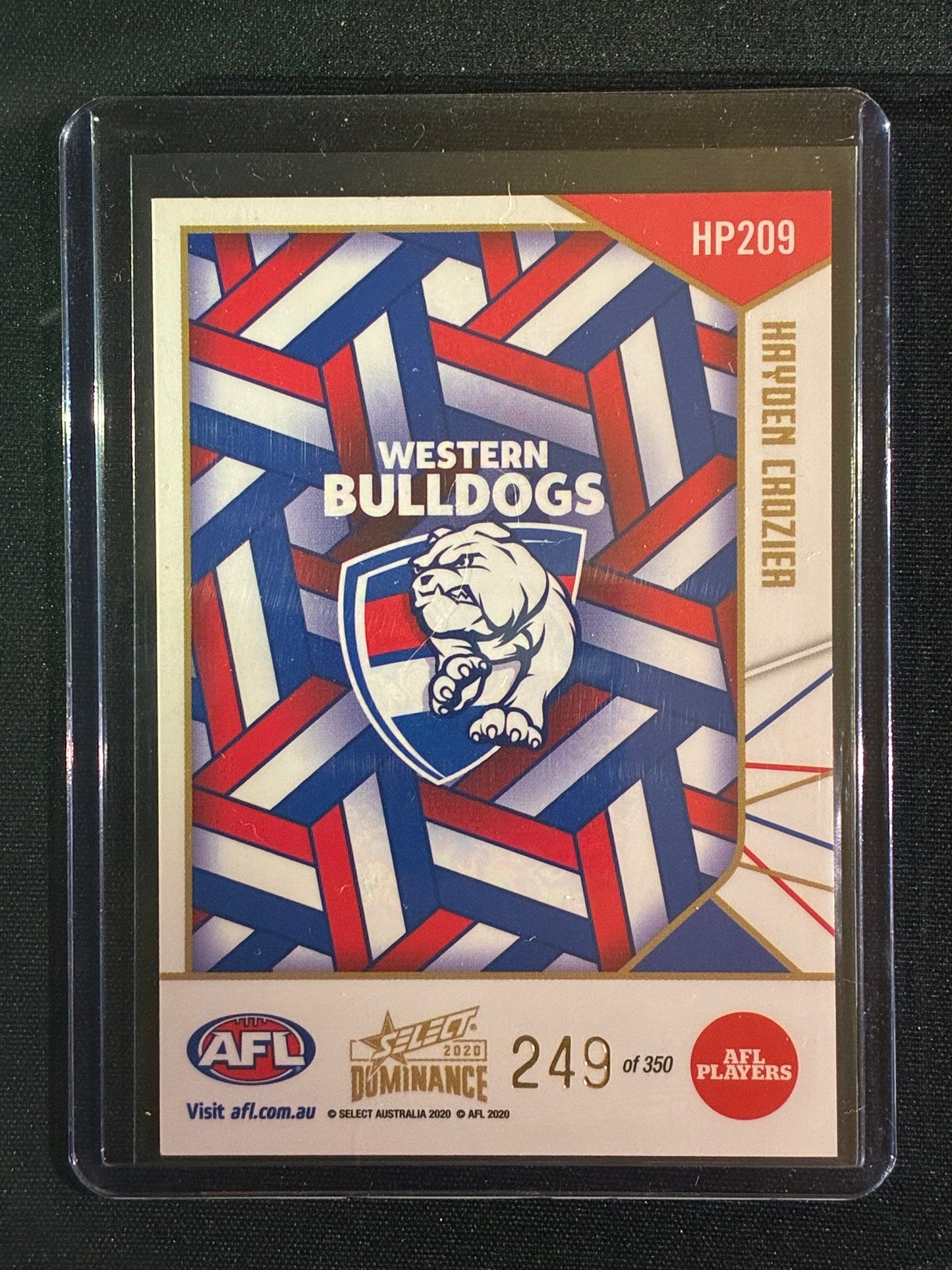 2020 Dominance HAYDEN CROZIER Holographic Parallel 249/350