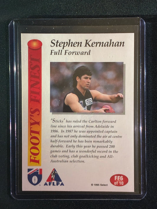 1995 Select STEPHEN KERNAHAN Footy's Finest #6