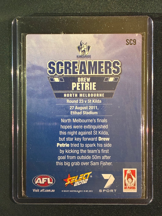 2012 Champions DREW PETRIE Screamers Lenticular #9