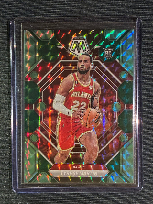 2022-23 Mosaic TYRESE MARTIN Rookie Choice Green Fusion 3/21 #214