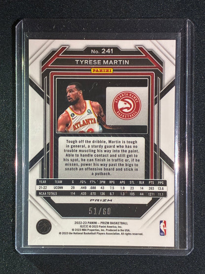 2022-23 Prizm TYRESE MARTIN Rookie Orange Wave 51/60 #241