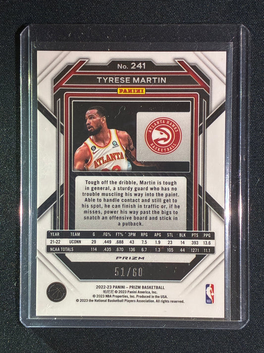 2022-23 Prizm TYRESE MARTIN Rookie Orange Wave 51/60 #241