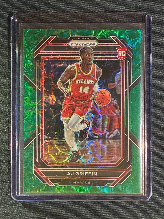 2022-23 Prizm AJ GRIFFIN Rookie Choice Green 4/8 #248