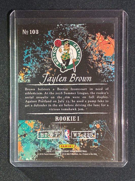 2016-17 Court Kings JAYLEN BROWN Rookie I #103