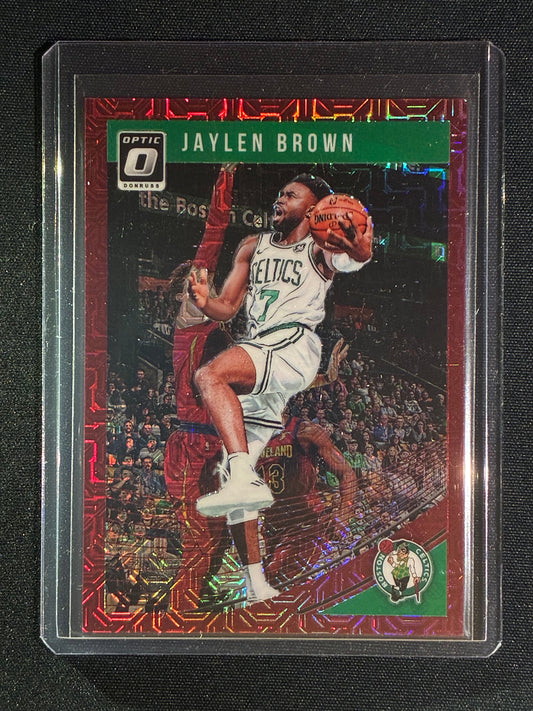 2018-19 Donruss Optic JAYLEN BROWN Choice Red 78/88 #66