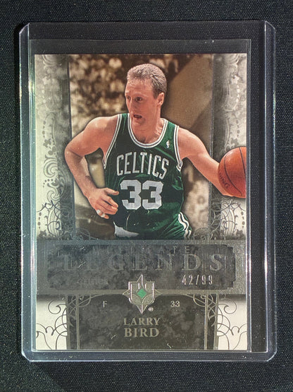 2006-07 Ultimate Collection LARRY BIRD Legends Silver 42/99 #147