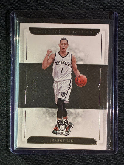 2016-17 National Treasures JEREMY LIN Base Silver 23/99 #57