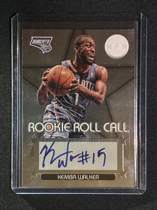2012-13 Totally Certified KEMBA WALKER Rookie Roll Call Auto Silver #21