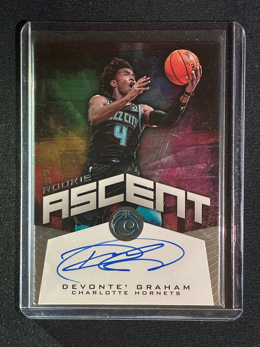 2018-19 Chronicles DEVONTE' GRAHAM Rookie Ascent Auto Silver 83/99 #DGR