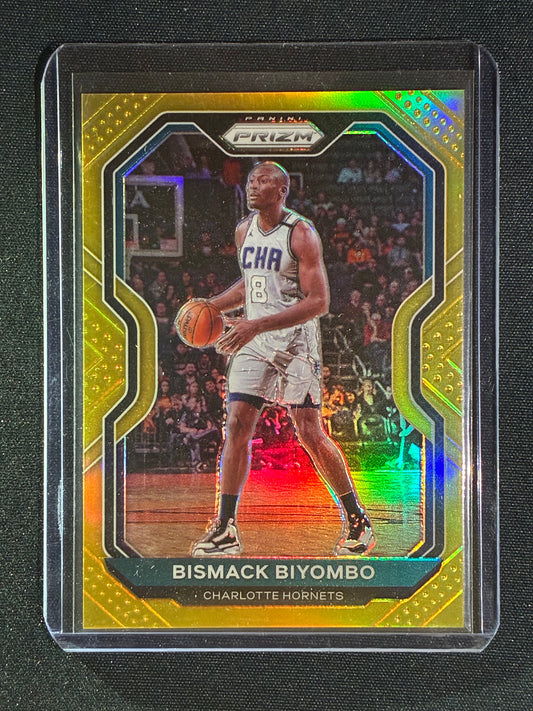 2020-21 Prizm BISMACK BIYOMBO Gold Prizm 4/10 #65