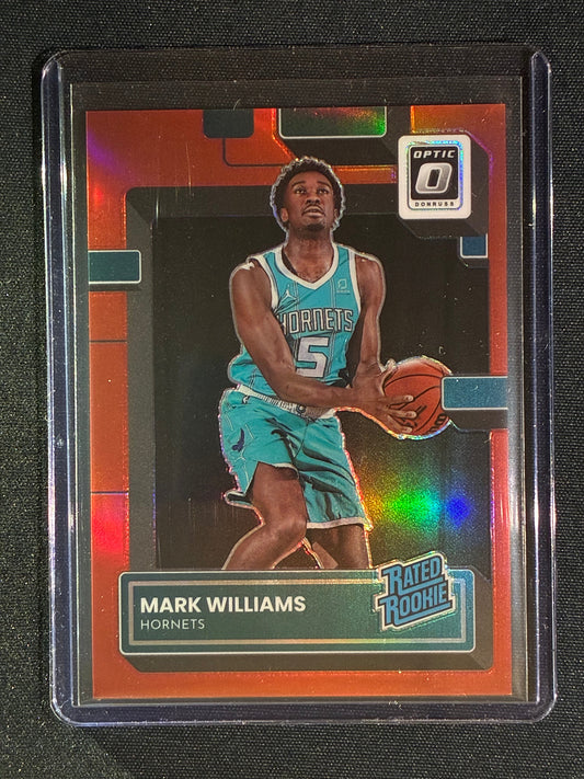 2022-23 Donruss Optic MARK WILLIAMS Rated Rookie Red Prizm 89/99 #245