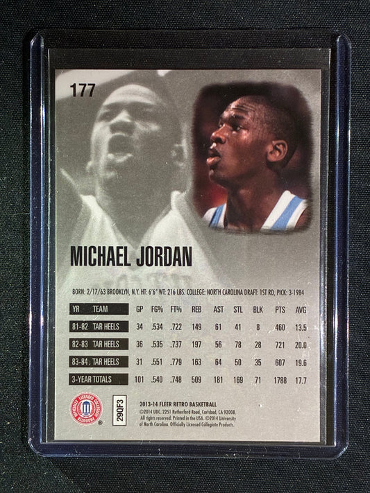 2013-14 Fleer Retro MICHAEL JORDAN Fleer Ultra Base #177