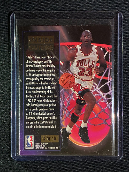 1993-94 Fleer Ultra MICHAEL JORDAN Inside Outside #4