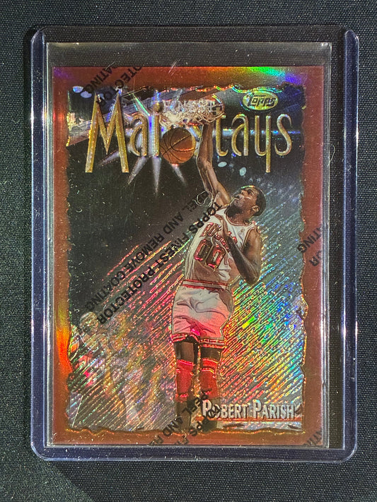 1996-97 Topps ROBERT PARISH Finest Mainstays Refractor with Coating #207