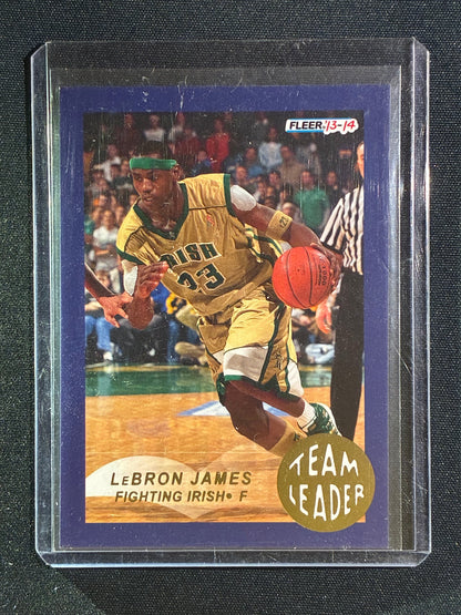 2013-14 Fleer Retro LEBRON JAMES Team Leader SSP #18