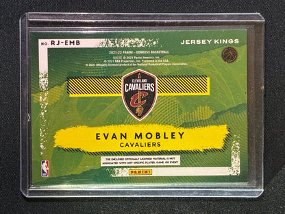 2021-22 Donruss EVAN MOBLEY Rookie Jersey Kings Silver #EMB