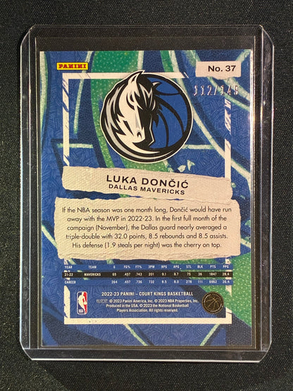 2022-23 Court Kings LUKA DONCIC Ruby Red 112/149 #37