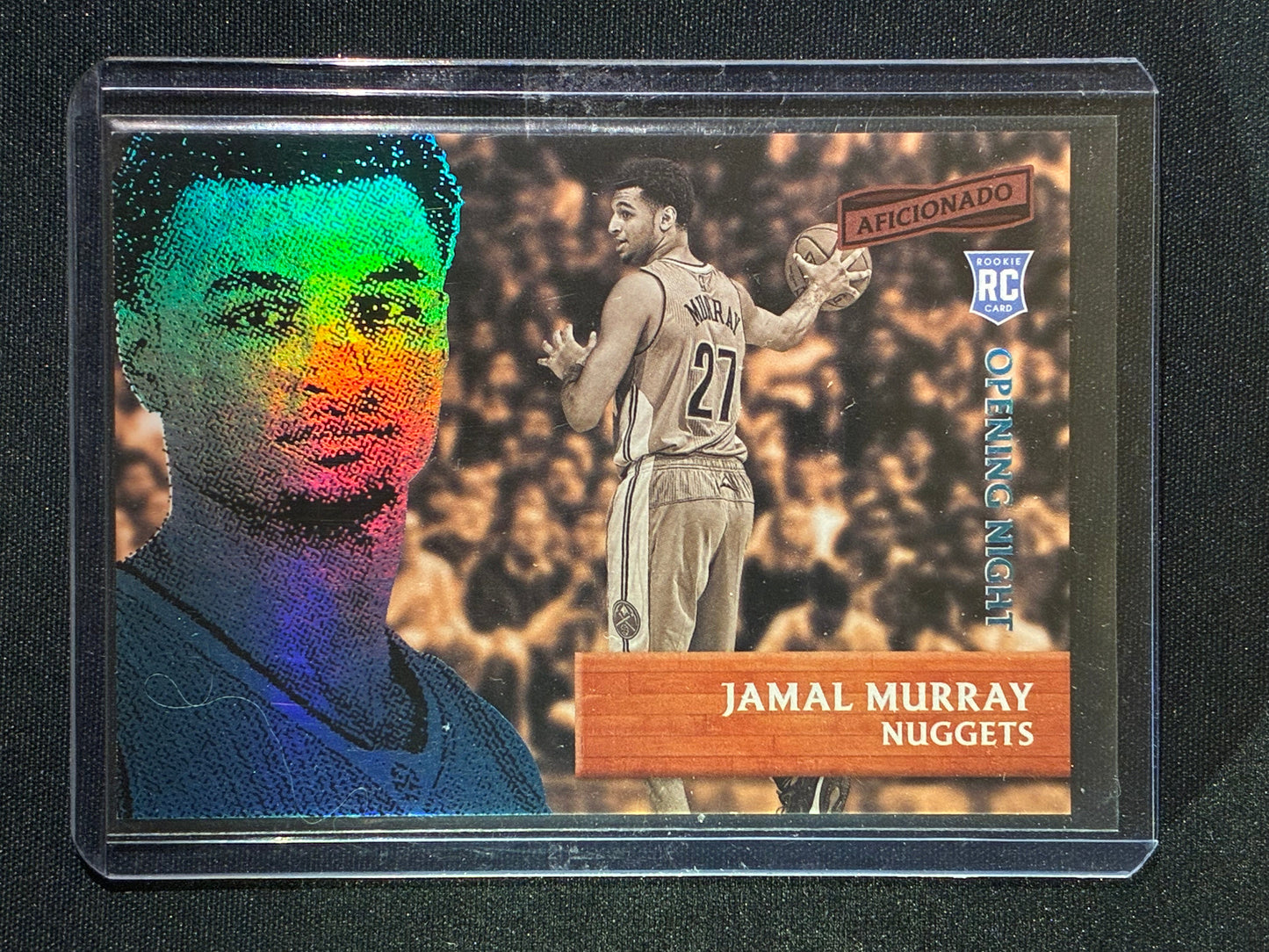 2016-17 Aficionado JAMAL MURRAY Rookie Opening Night Platinum SSP #75