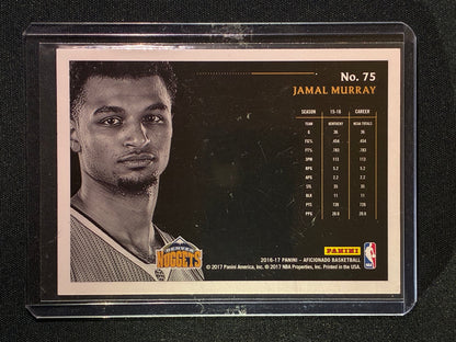 2016-17 Aficionado JAMAL MURRAY Rookie Opening Night Platinum SSP #75