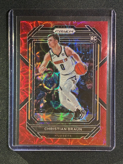 2022-23 Prizm CHRISTIAN BRAUN Rookie Choice Red Scope 4/88 #223