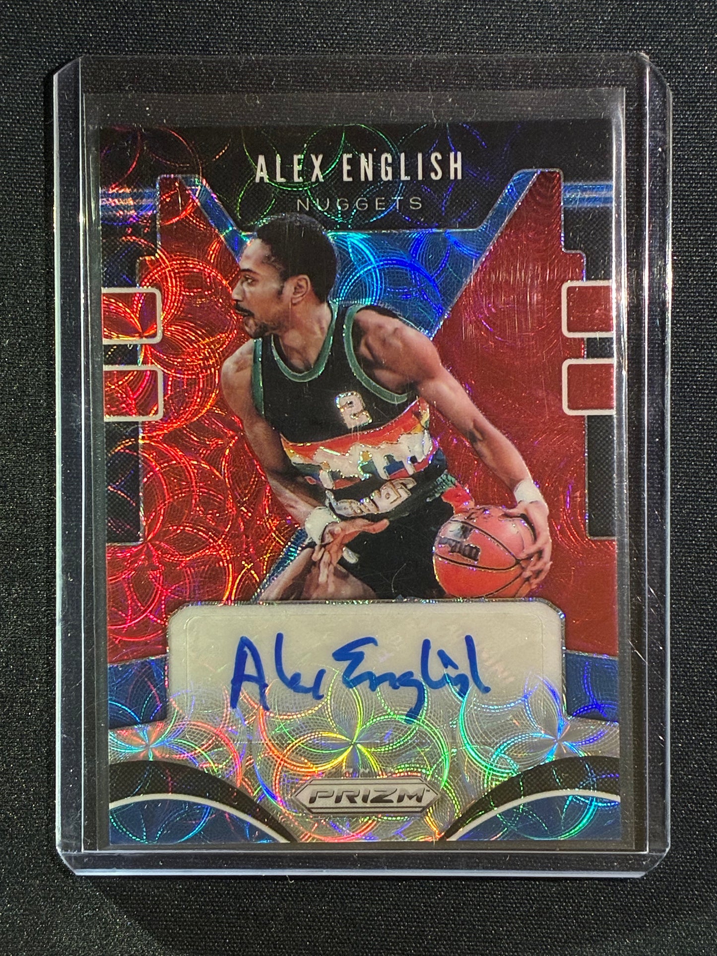 2019-20 Prizm ALEX ENGLISH Signatures Auto Choice Red Scope #AEG