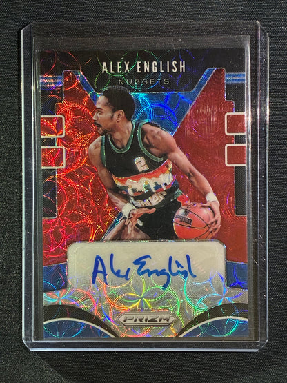 2019-20 Prizm ALEX ENGLISH Signatures Auto Choice Red Scope #AEG