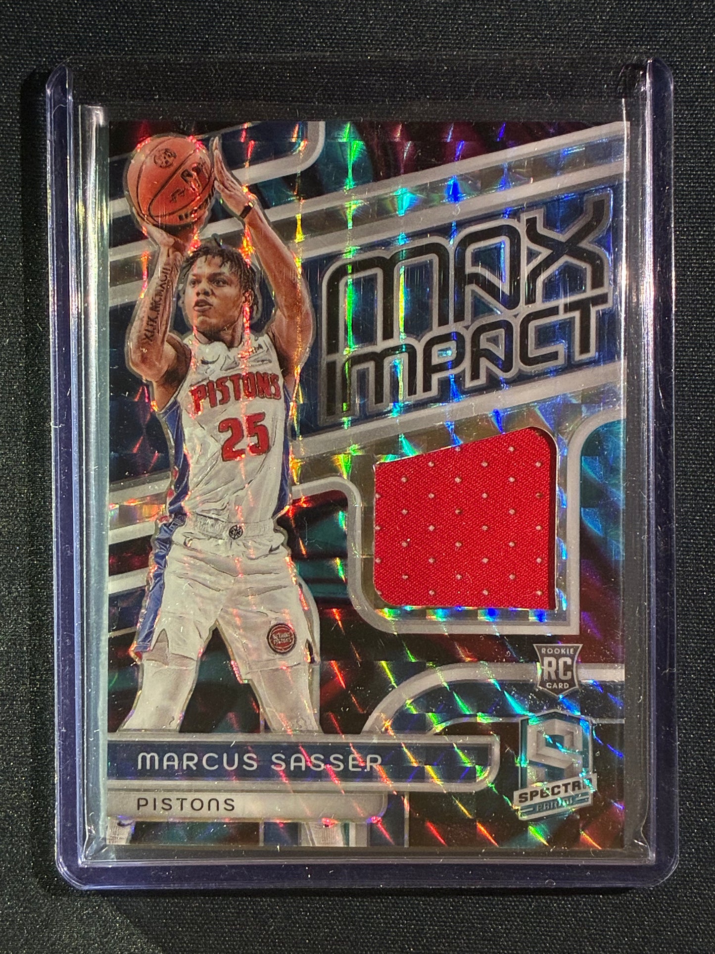 2023-24 Spectra MARCUS SASSER Max Impact Rookie Jersey Celestial 51/75 #SAS