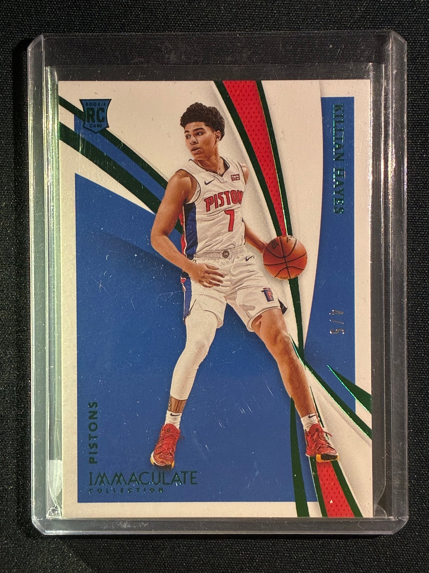 2020-21 Immaculate KILLIAN HAYES Rookie Emerald Green 4/5 #28